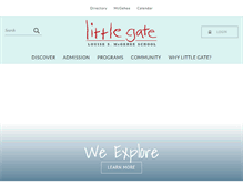 Tablet Screenshot of littlegate.com